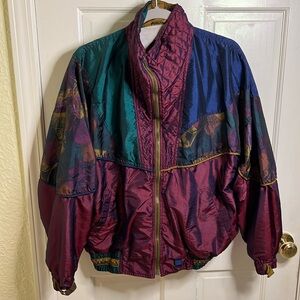 Ville Franche Colorful 90s Jogger Jacket